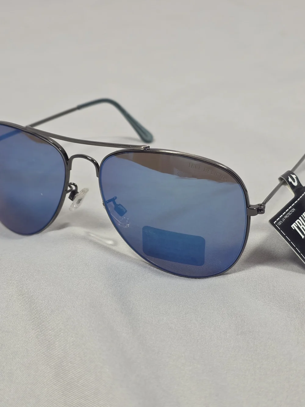 True Religion Sunglasses 100% UV Protection Wite Frame